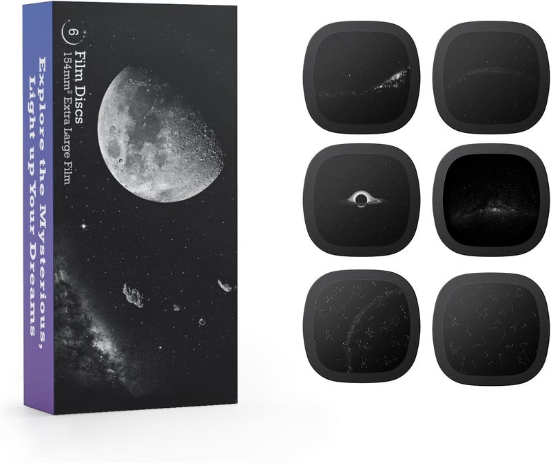 Ainael Galaxy Projector Disc – Ultra HD Projector Slide, Compatible Galaxy Projectors and Model SKE-TKQ01 & BL-DQY02 Projectors – 6 Disc Set - Image 1